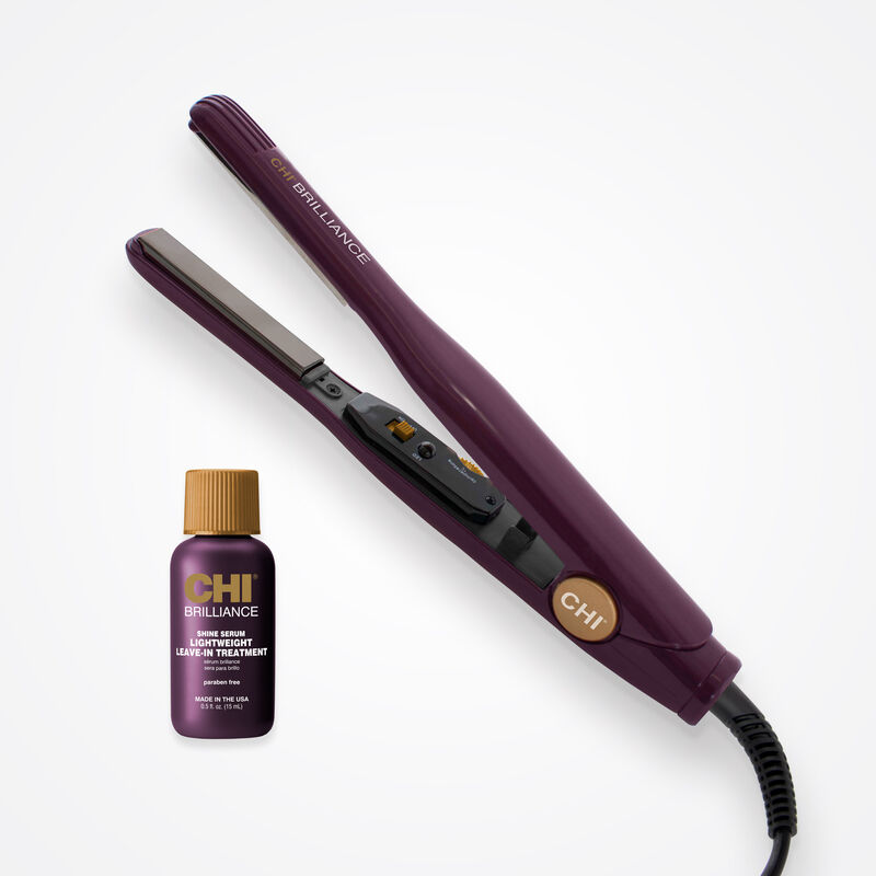 Brilliance 0.5 Inch Black Titanium Hairstyling Iron, , large image number null